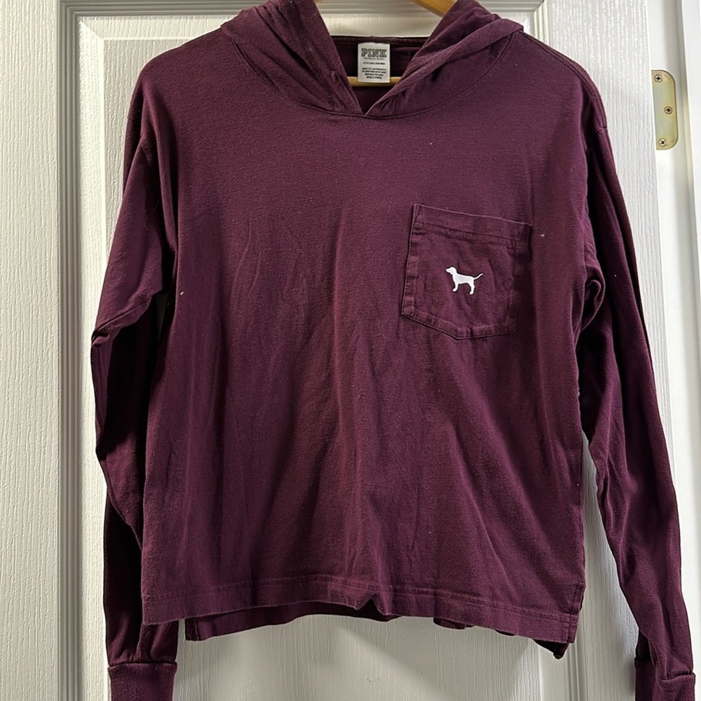 Pink Lightweight Hooded shirt